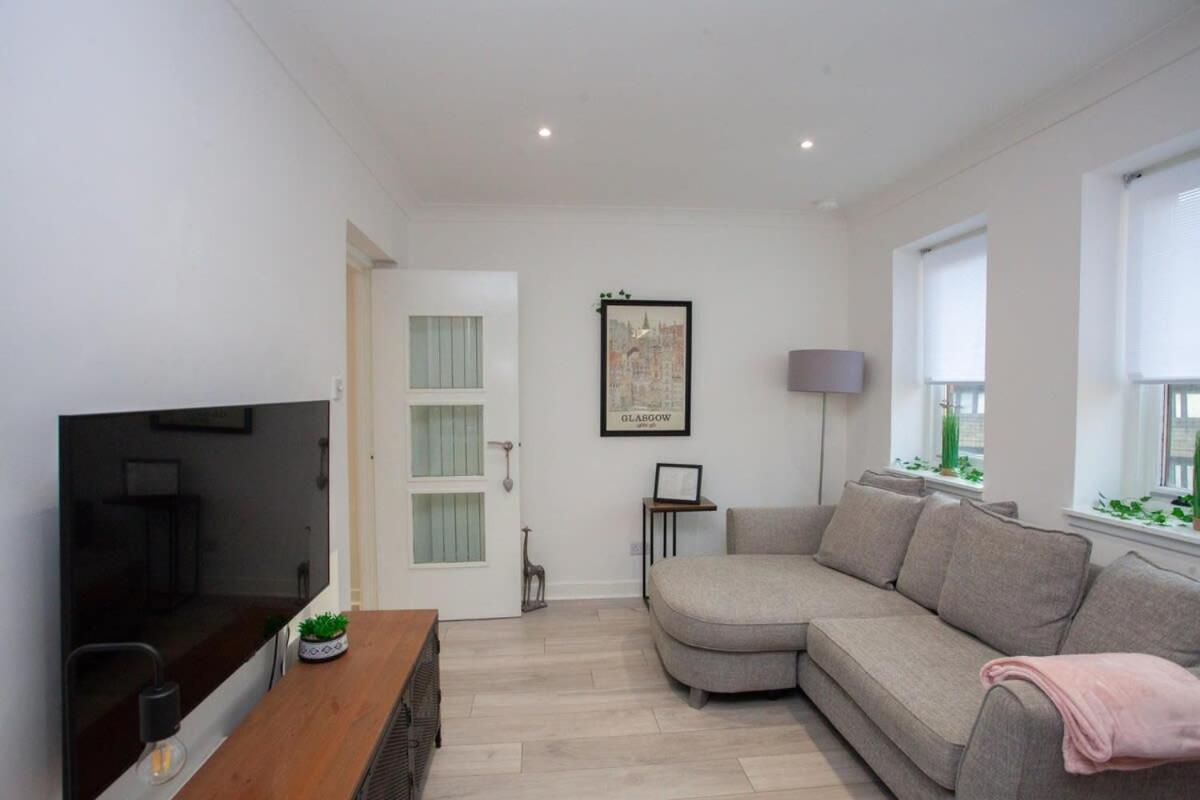 Bright Central Flat With Balcony And Free Parking Glasgow Dış mekan fotoğraf